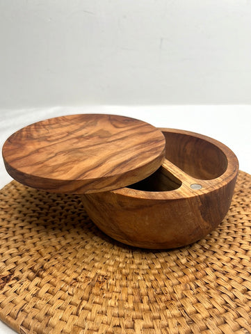 Wooden Duo Spice Bowl