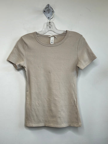 H&M Ribbed Cotton T-Shirt (M)