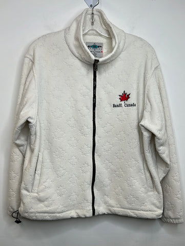 EXP Designs "Banff Canada" Graphic Fleece Zip-up Long Sleeve Sweatshirt