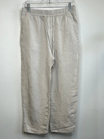H&M Wide-Leg Linen Blend Pants (S)