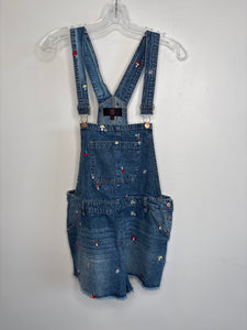 NOBO Embroidered Mushroom Denim Shortalls (L)