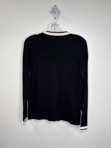 Melanie Lyne Button-Up Cardigan Sweater (S)