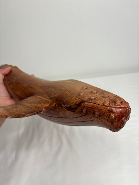 Wood Carved Humpback Whale