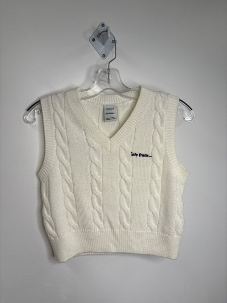 Iets Frans Cable Knit Sweater Vest (S)