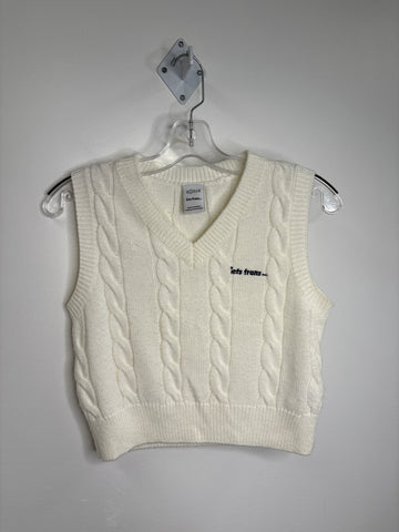 Iets Frans Cable Knit Sweater Vest (S)