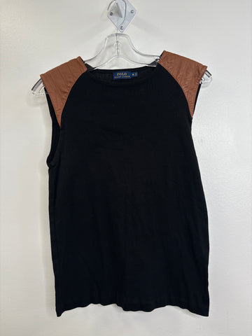 Polo Ralph Lauren Sleeveless Leather Top (XL)