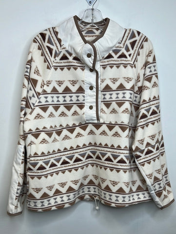 Hyba Aztec Print Fleece Sweatshirt (XL)