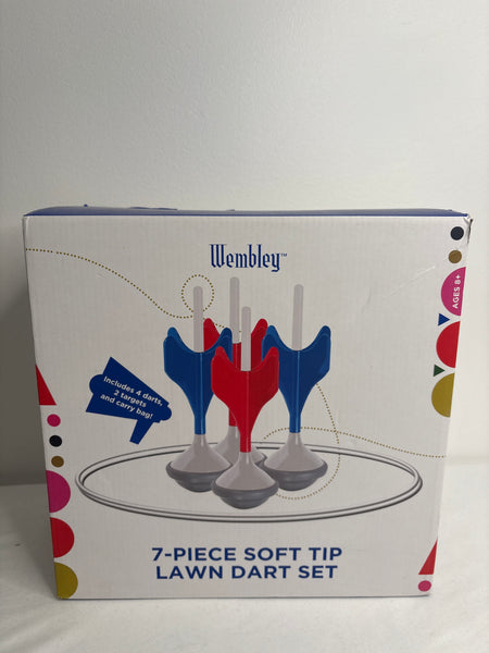 NEW Wembley 7-Piece Soft Tip Lawn Dart Set