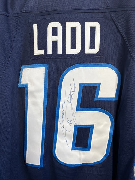 Reebok NHL Winnipeg Jets Ladd #16 SIGNED Hockey Jersey (XXL)