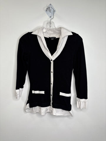 Le Chateau Faux Layered Polo Sweater (XS)