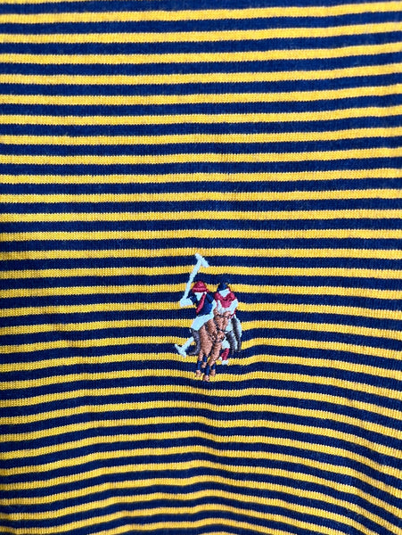 U.S Polo Assn. Striped Polo Shirt (L)