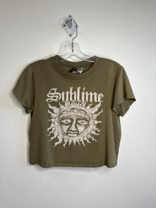 H&M Sublime Cropped Tee (S)