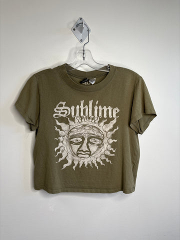 H&M Sublime Cropped Tee (S)