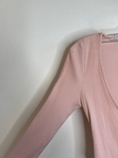 TopShop Soft Pink Long Sleeve Top (4)