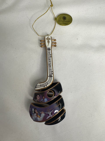 The Bradford Exchange Elvis Presley Guitar Swirl Ornament