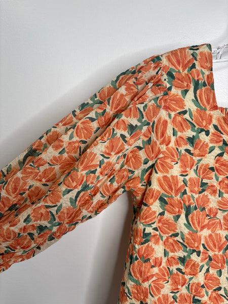 Salt Moore Park Smocked Floral Blouse (S)