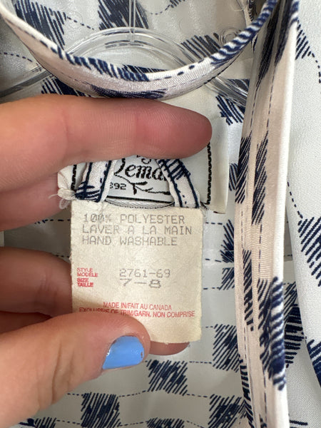 Retro Petites By Demaro Paterned Midi Dress (7/8)