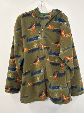 Authentic Wildlife Printed Fleece Jacket (L)