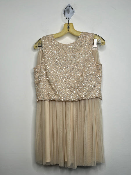 Occasion By Dex Sequins and Pearls Skirt + Top Set (S)