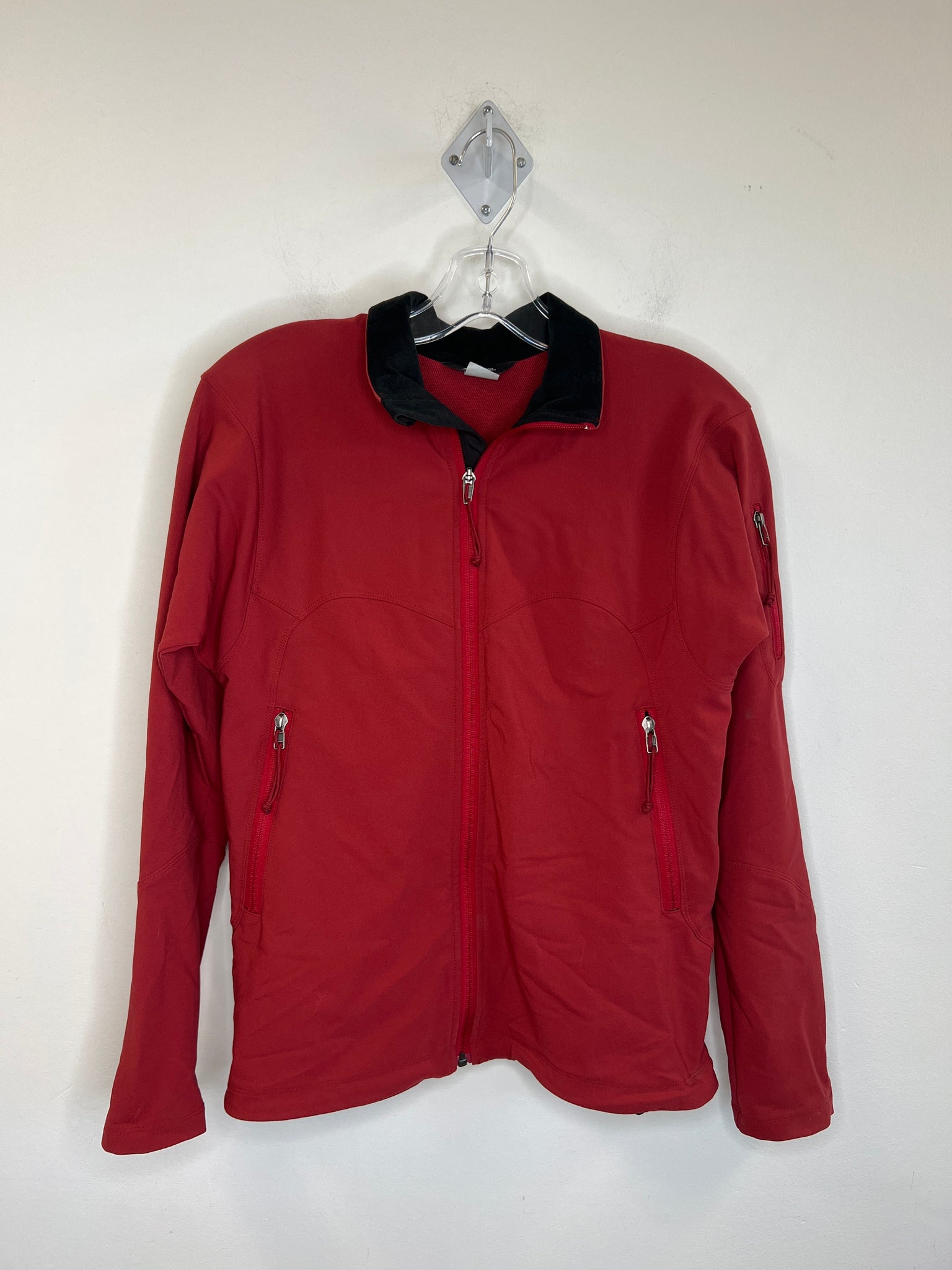 Mountain Equipment Co-Op Rust Red Zip-up Jacket (M)