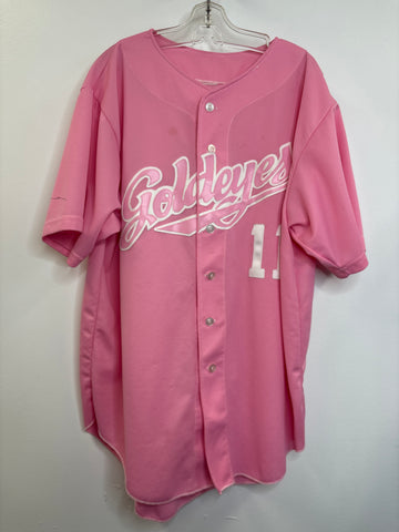 SIGNED MBL Winnipeg Goldeyes #11 Reggie Abercrombie Baseball Jersey