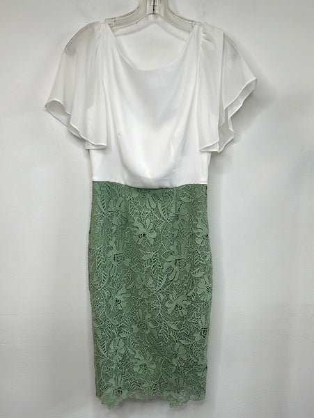Paper Dolls London White/Green Midi Dress (4)