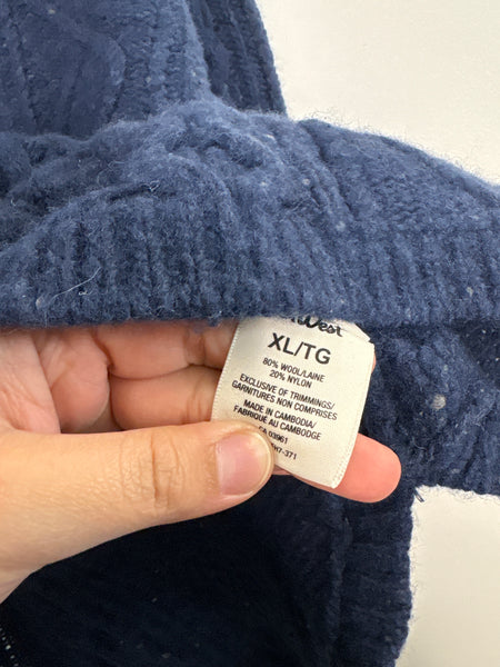 Far West Wool Cableknit Sweater (XL)