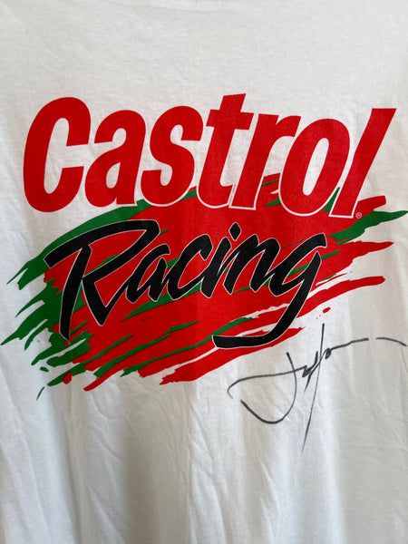 Vintage Castrol Racing Graphic T-shirt (XL)