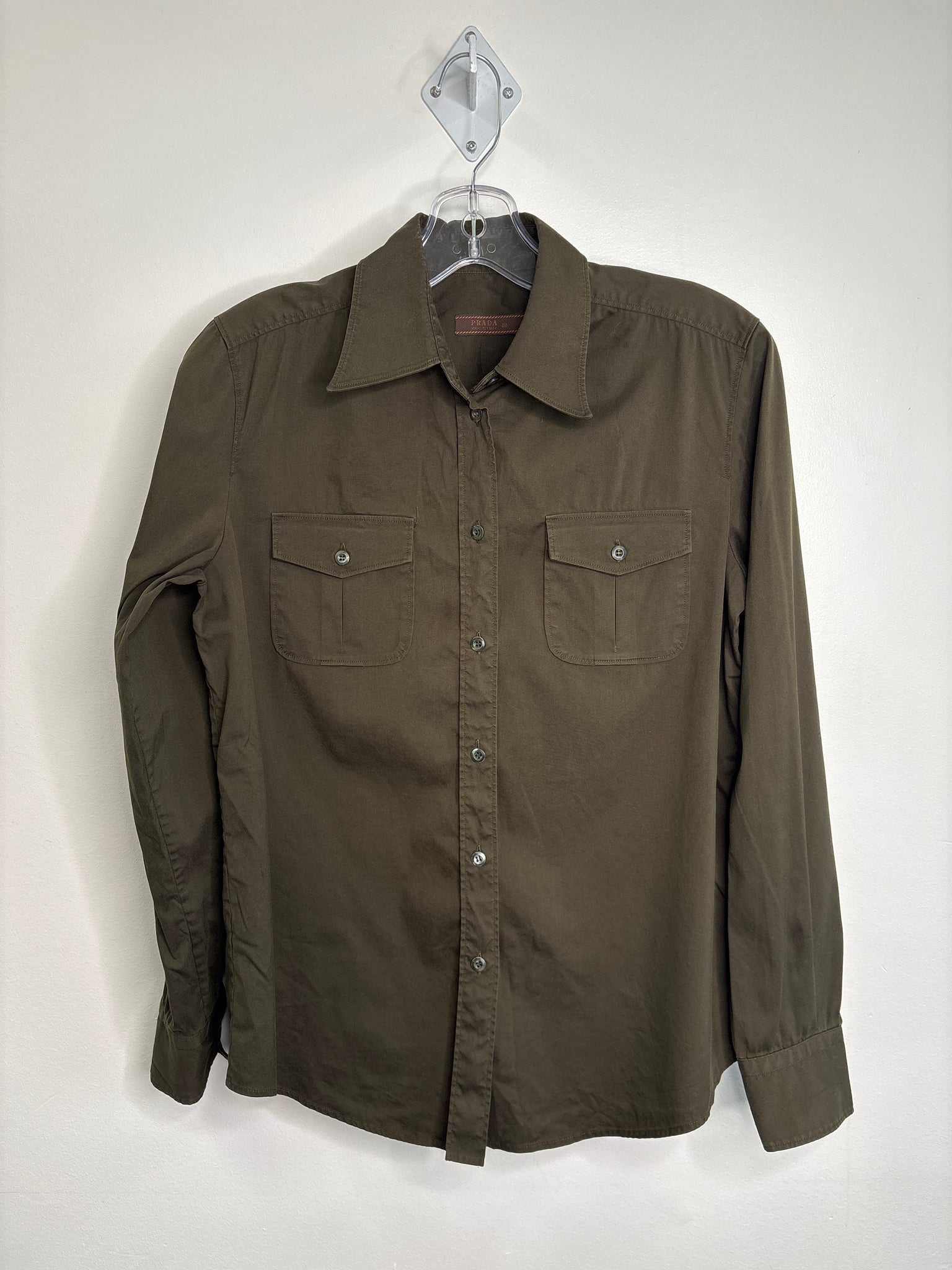 Prada Long Sleeve Button Up Shirt (EU 40)