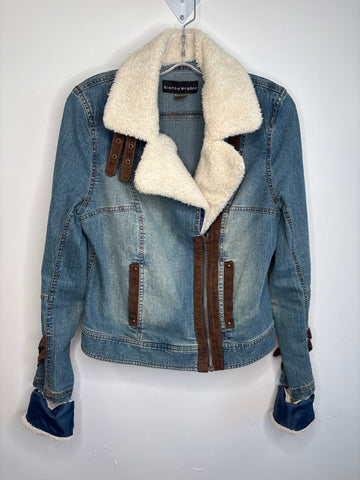 Bianca Fleece Denim Jacket (8)