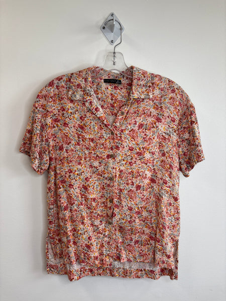 Black Tape Floral Blouse (S)
