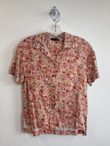 Black Tape Floral Blouse (S)