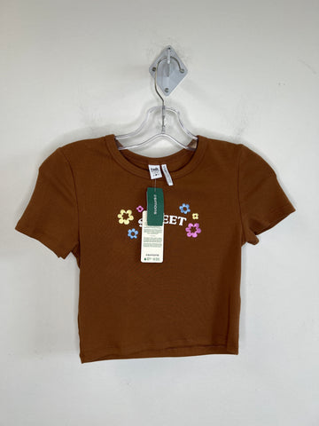 NWT Twik Par Simons "Sweet" Graphic Crop T-shirt (S)