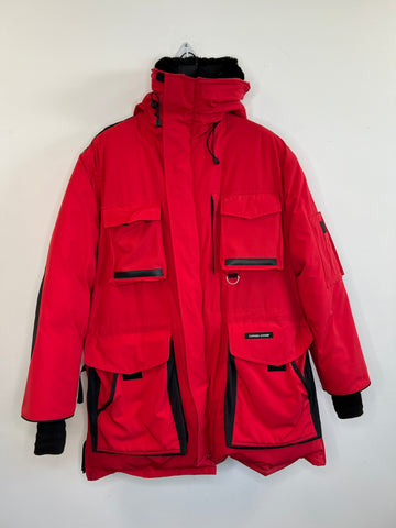 AUTHENTIC Canada Goose Resolute Red Hooded Parka Jacket (Men's XL)