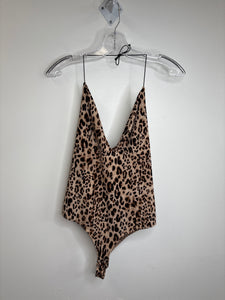 Dynamite Leopard Print Bodysuit (L)