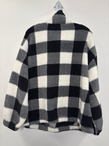 Ardene Curve Teddy Quarter Zip Sweater (2XL)