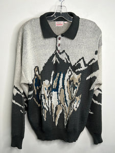 Vintage F.Y.I. Private Stock Wolf Sweater (M)