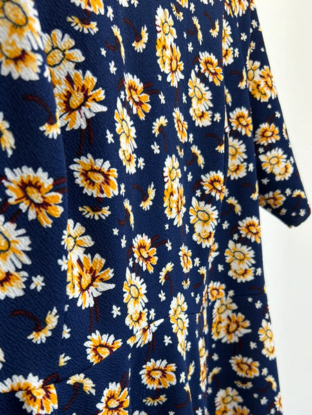 Handmade Floral Print Maxi Dress