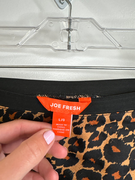 Joe Fresh Animal Print Skirt (L)