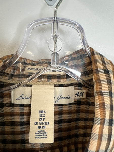 L.O.G.G Cotton Plaid Shirt (S)