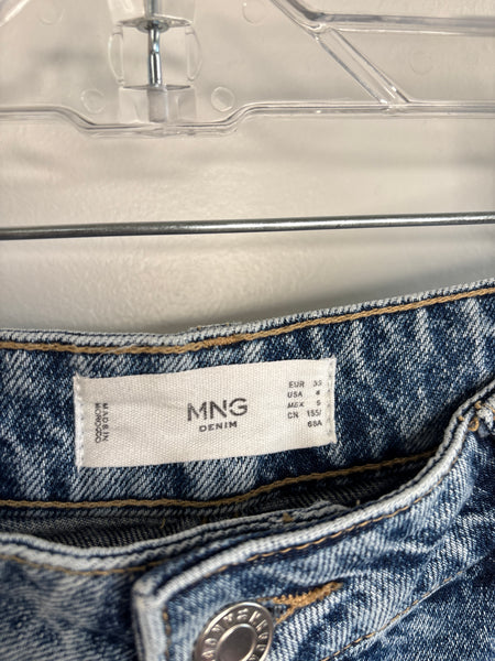 Mango Denim High Rise Wide Leg Jean Pant (8)