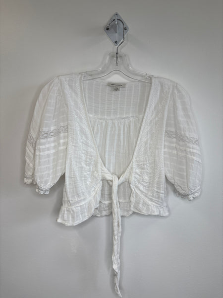 American Eagle Cropped Open Cardigan (S)