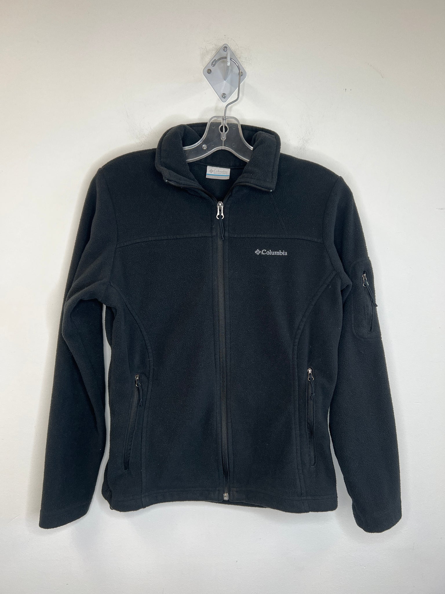 Columbia Black Fleece Zip-up Jacket (S)