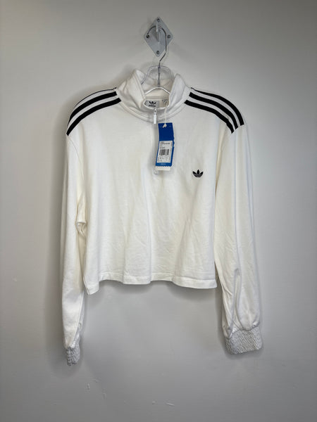 NWT Adidas Cropped Half-Zip Sweatshirt (XL)