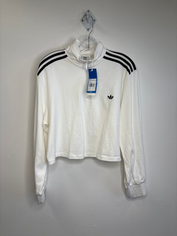 NWT Adidas Cropped Half-Zip Sweatshirt (XL)