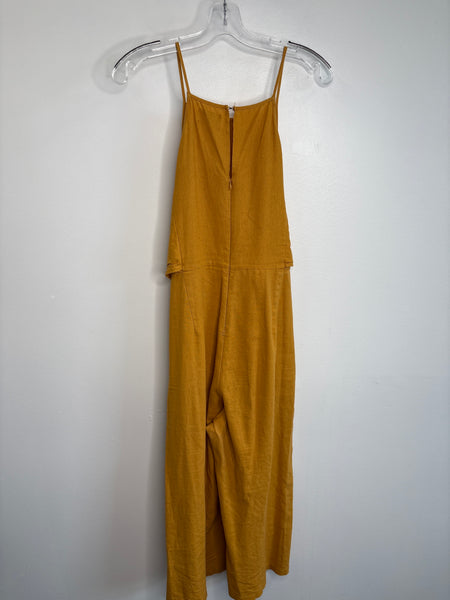 Greylin Cotton-Linen Blend Jumpsuit (L)