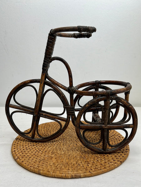 Tricycle Wooden Plant Stand