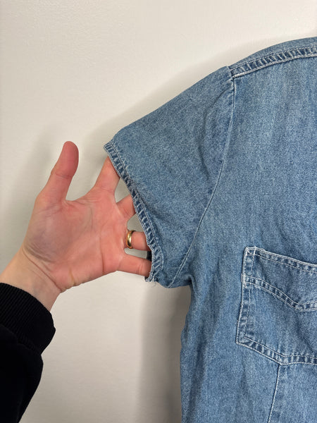 Razzle Dazzle Denim Button-Up Shirt (M)