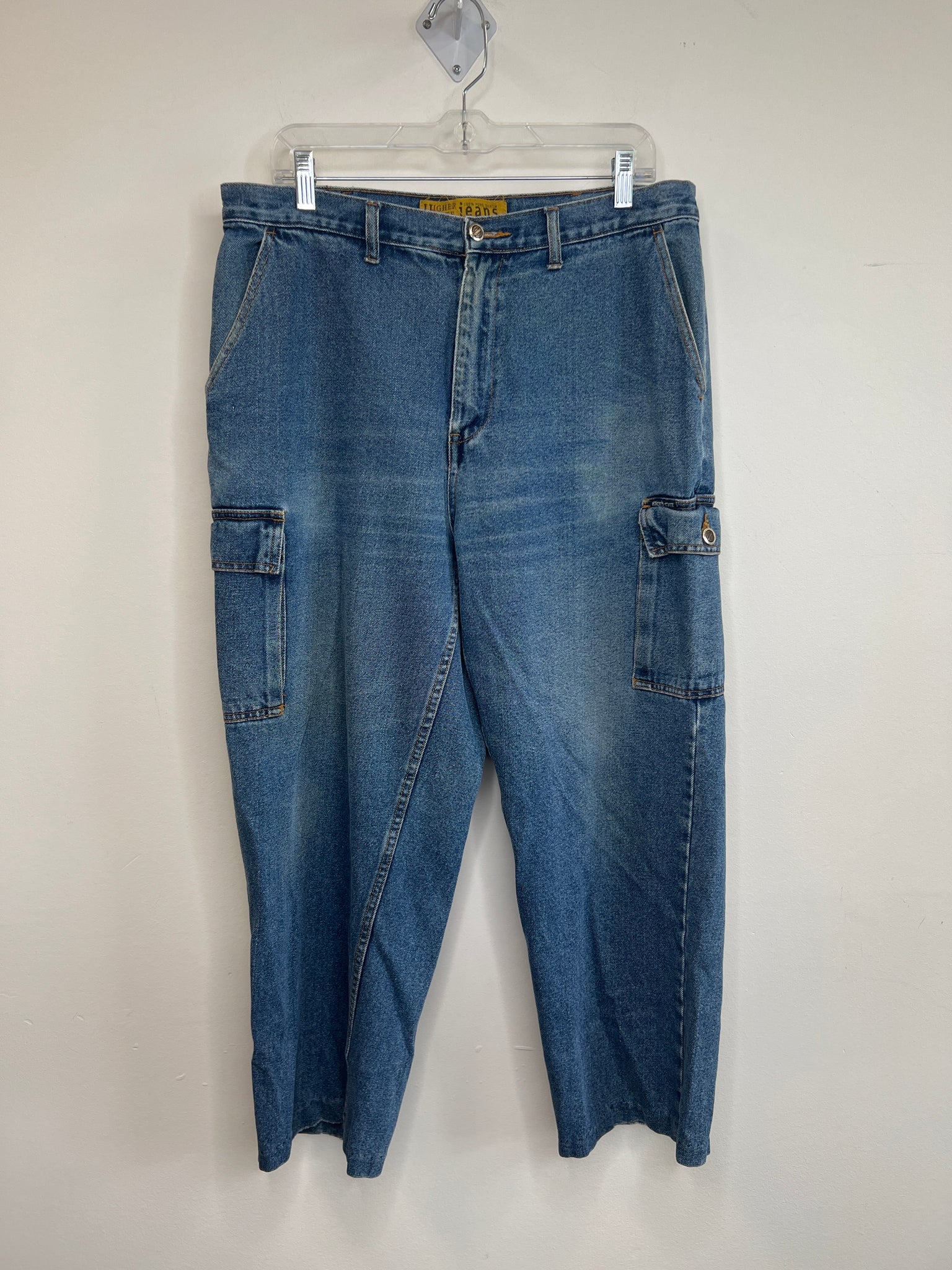 Vintage Higher State Jeans Cargo Denim Jean (36)