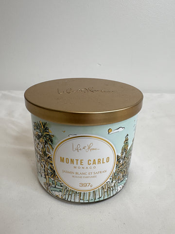 Life at Home Monte Carlo 3-Wick Candle
